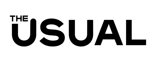 THE USUAL BLACK LOGO